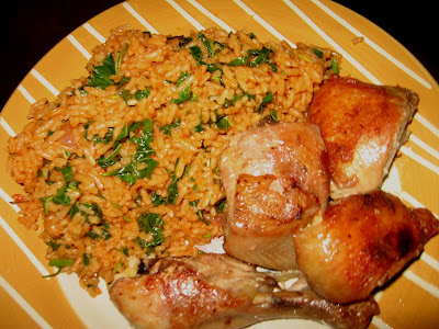 [Image: a+big+serving+of+my+green+jollof+rice+ri...hicken.jpg]