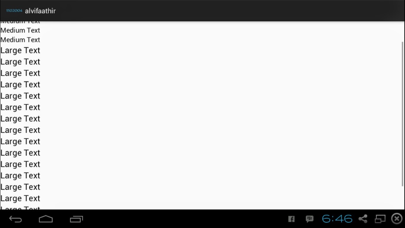 Jhonny Pemograman IV Game penggunaan scroll view
