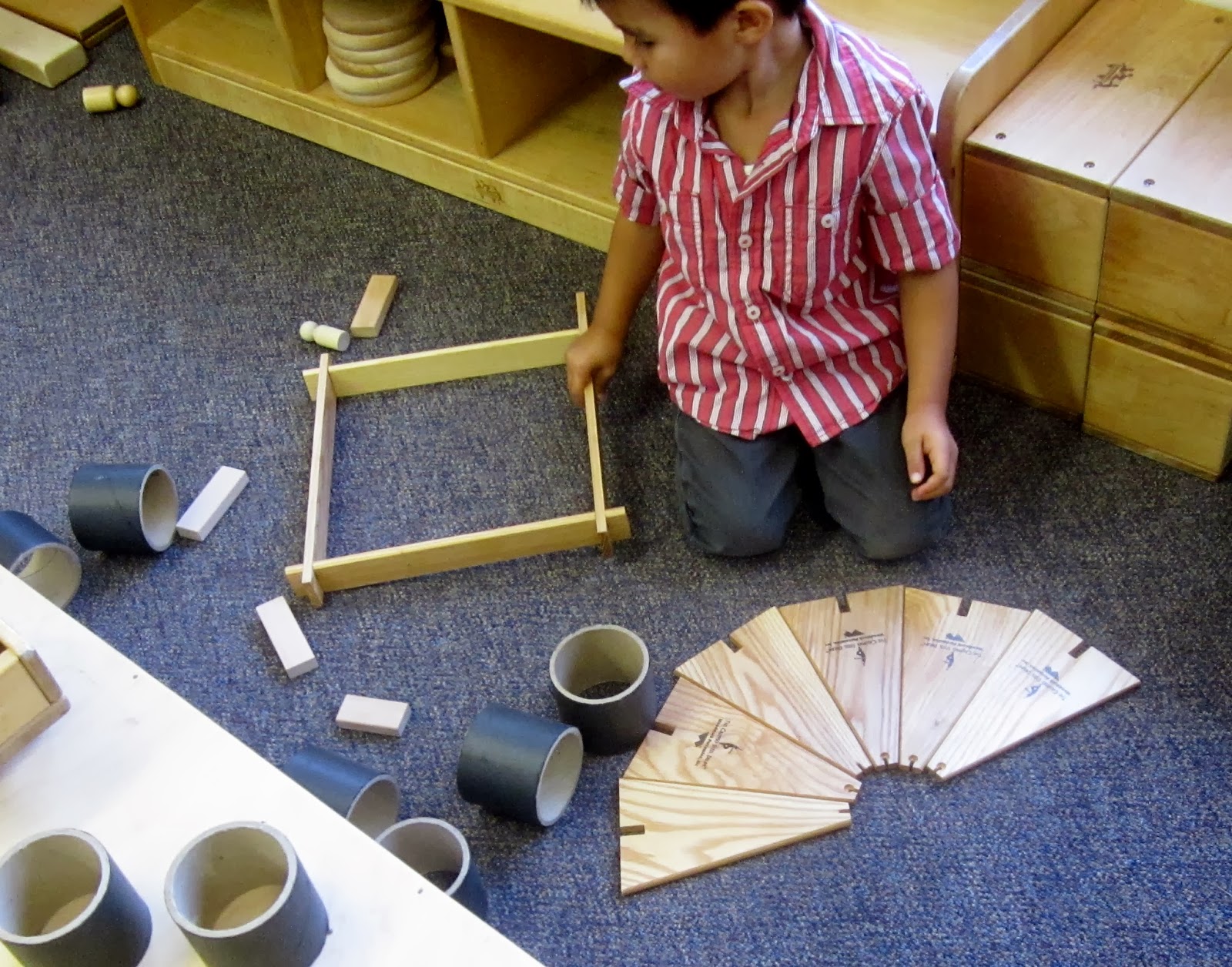 art and soul preschool: Our Block Area