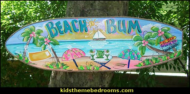 Personalized SURFBOARD WALL ART - Tropical Paradise Pool Patio Beach House Hot Tub Tiki Bar Hut Parrothead Handmade Wood Sign Plaque Personalized SURFBOARD WALL ART - Tropical Paradise Pool Patio Beach House Hot Tub Tiki Bar Hut Parrothead Handmade Wood Sign Plaque
