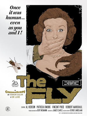 The Fly Metallic Variant Screen Print by Timothy Pittides x Bottleneck Gallery