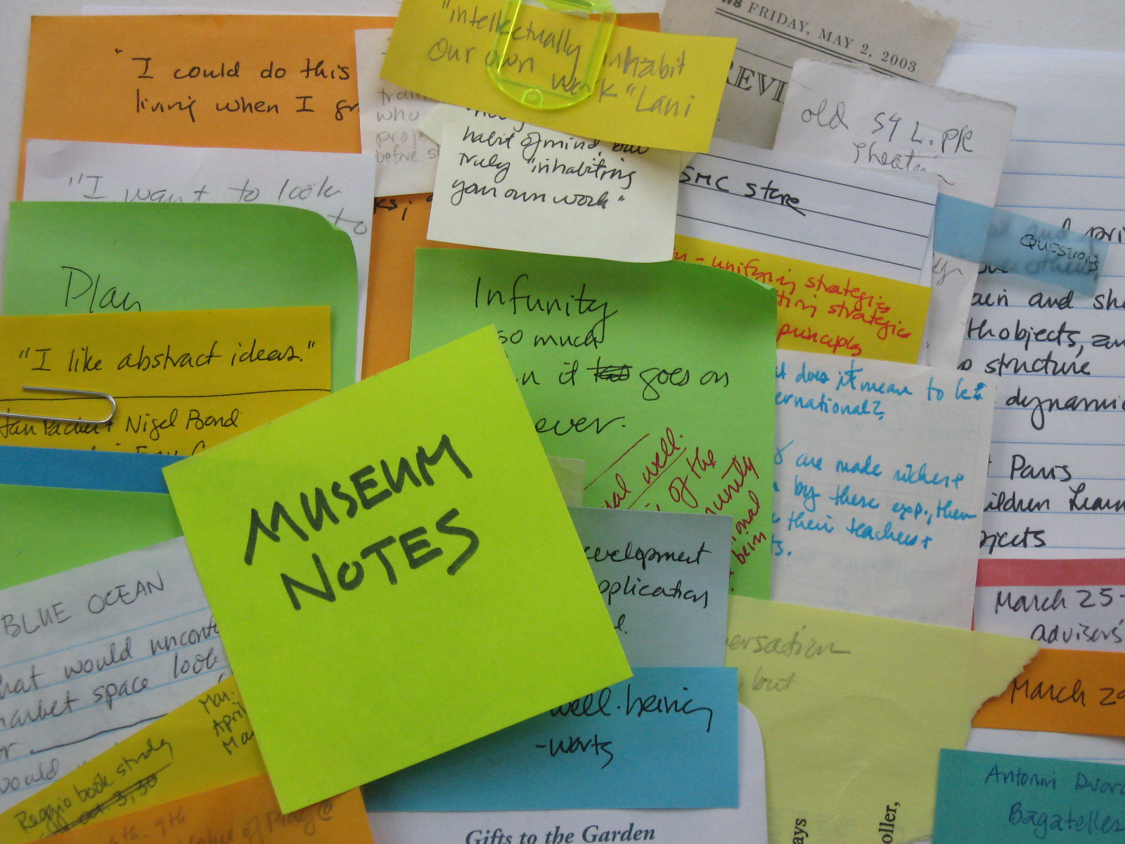 Museum Notes : Rounding Out A Year