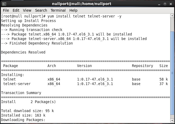 how to use telnet in linux
