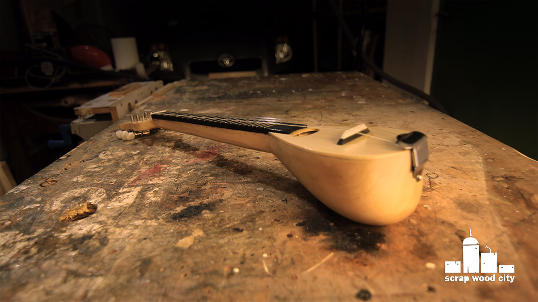 scrap wood city How I made a baglama ( mini bouzouki )