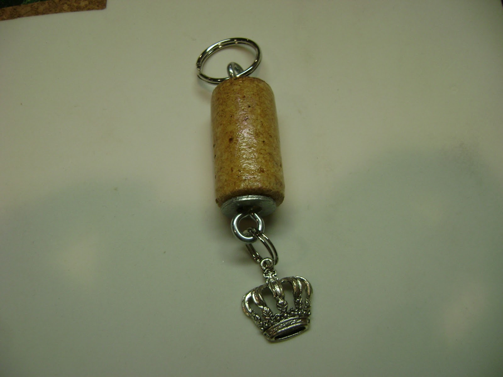 intuitive crafter Wine Cork Keychain Tutorial