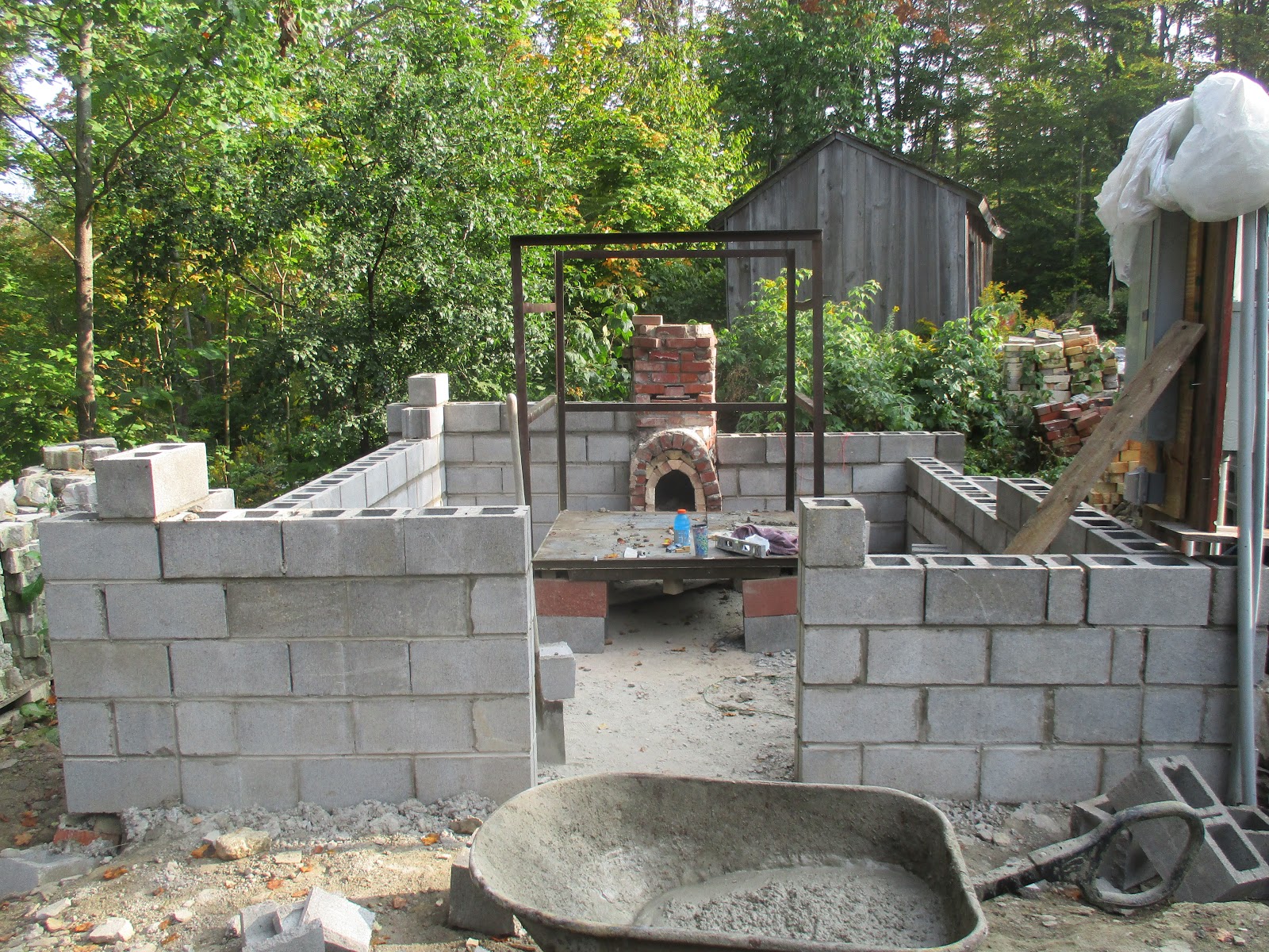 masonry block house