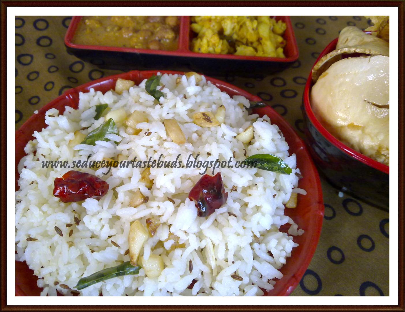 Seduce Your Tastebuds... Garlic Rice Revisited recipe