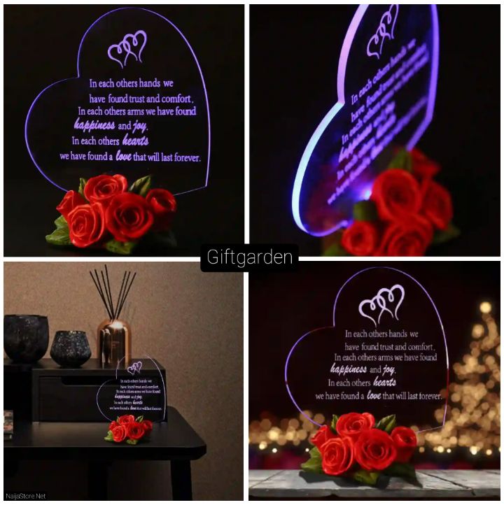 Birthday Gifts: Romantic Heart-Shaped Decor Gift for Lovers - Giftgarden (Sainthood)