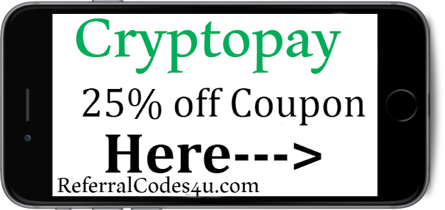 Get 25% off Cryptopay with today's new coupon code for Feb, March, April, May, June, July, Aug, Sep 2021