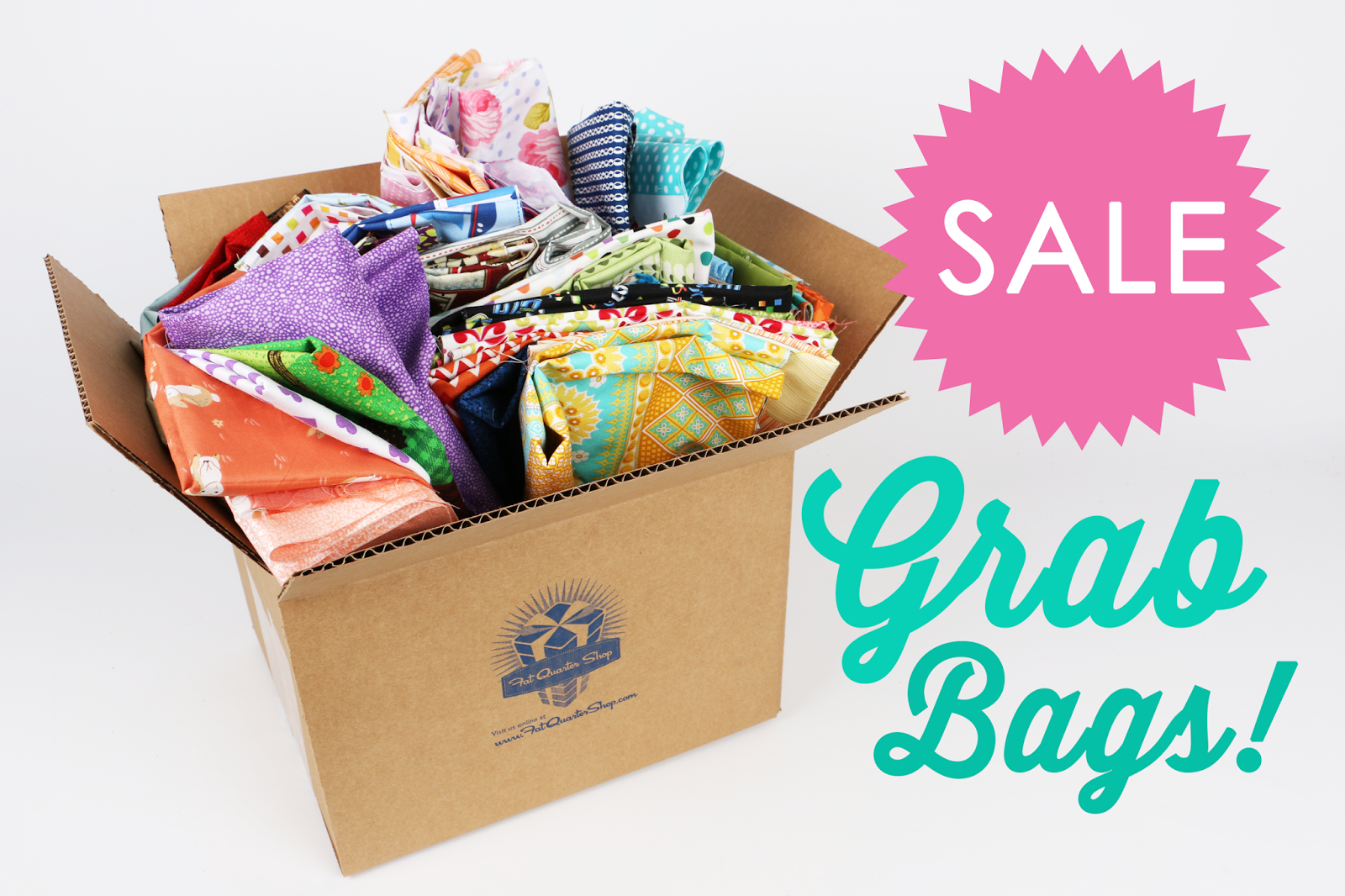 Fat Quarter Shop's Jolly Jabber Life is like a Grab Bag, you never