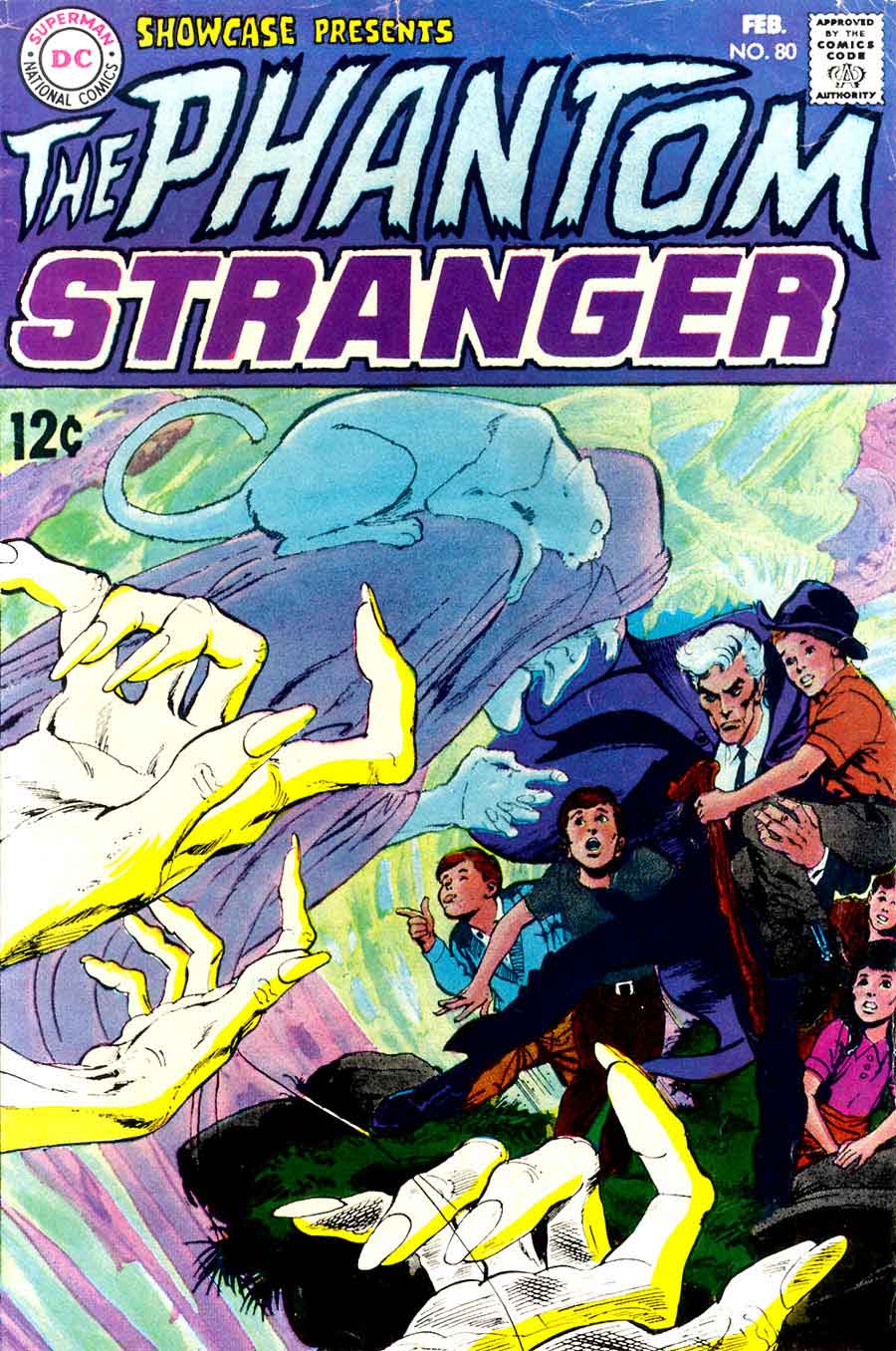 Showcase #80 / Phantom Stranger bronze age 1970s dc comic book cover art by Neal Adams