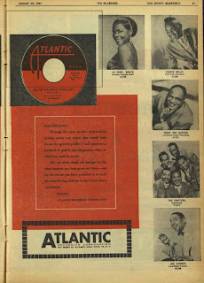 Ray Charles Video Museum: Ray Charles Is In Town - Chronology 1957