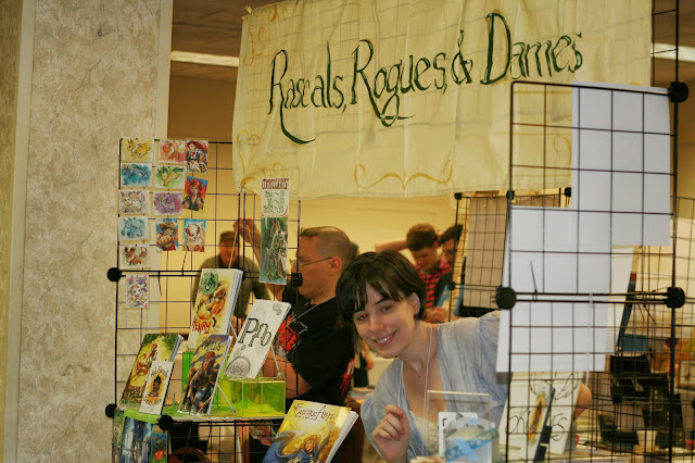 Handpainted Rascals Rogues and Dames Banner handpainted banner