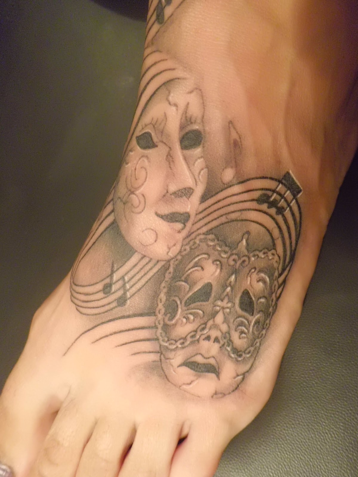 INFERNO TATTOO: Tattoo Mascaras del Teatro