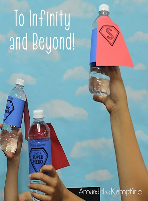 Super Hero Award Ceremony with Water Bottle Trophies