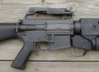 M16A1 automatic rifle Vietnam war standard issue