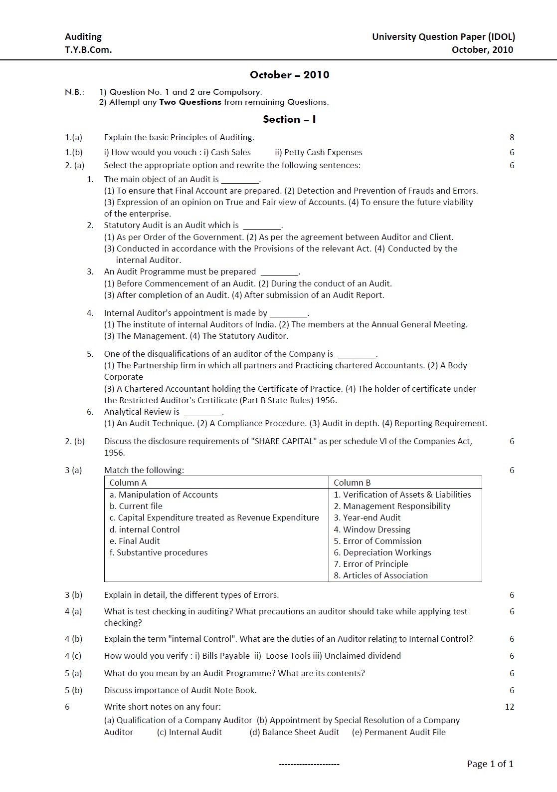 Audit dissertation example picture