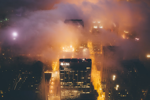 霧が生み出した幻想的で美しい風景。6つ【n】　霧に包まれたシカゴ 