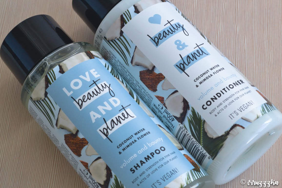 Love Beauty And Planet Volume and Bounty Shampoo & Conditioner Coconut Water & Mimosa Flower Review