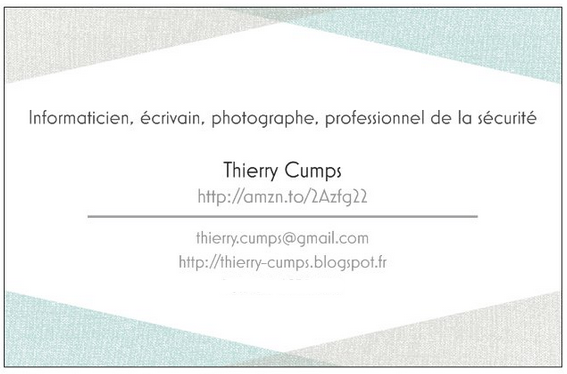 Thierry Cumps - carte de visite