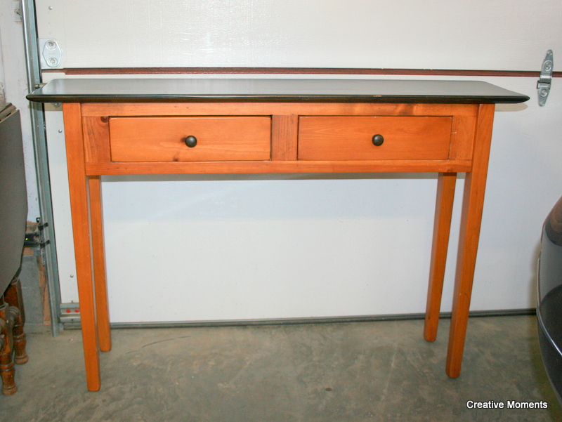white & grey sofa table