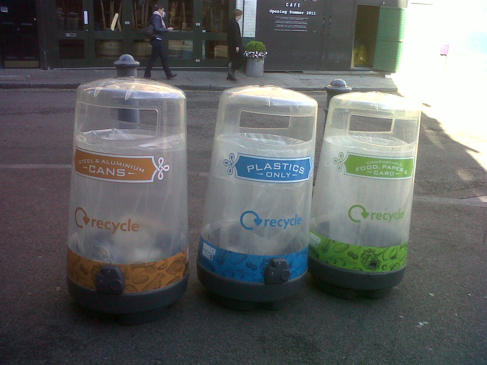 Upcycle Fashion Blog Recycling Bins around London
