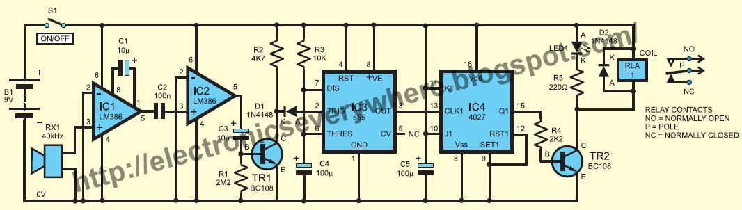 Electronics EveryWhere: Ultrasonic Transmitter and Receiver