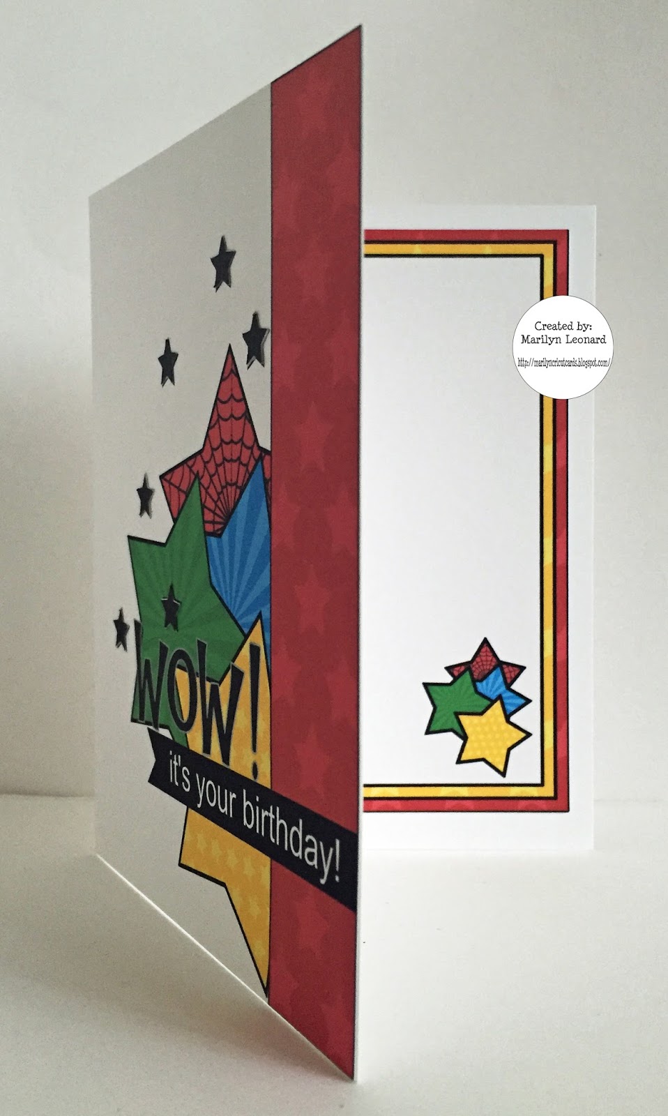  Marilyn's Cricut Cards Wow! It's Your Birthday