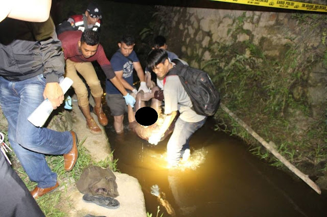 Desa Gonis Tekam Di Kejutkan Penemuan Mayat Ansi Di Bawah Jambatan