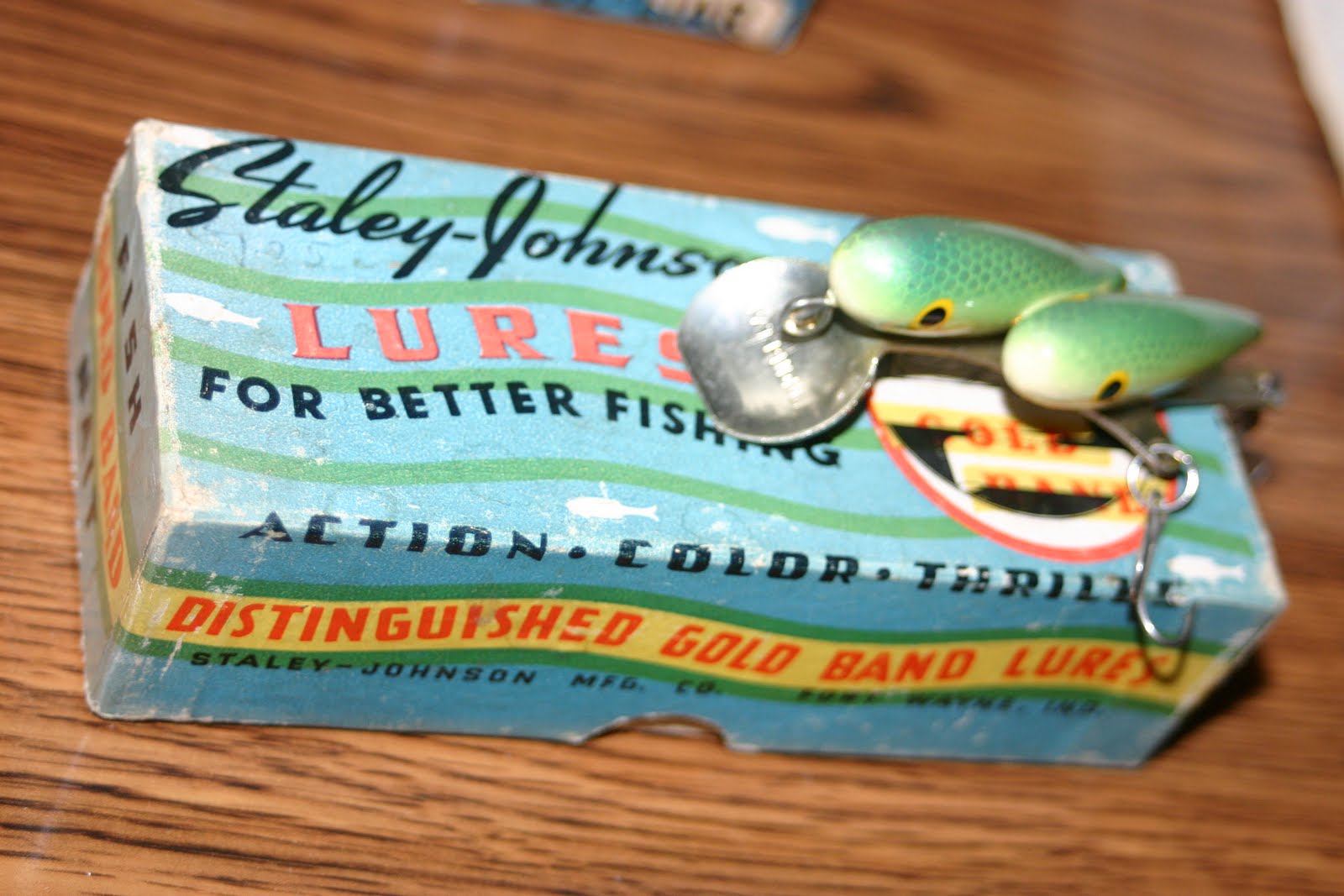 I collect old indiana made fishing lures Antique Indiana Made Fishing Lures