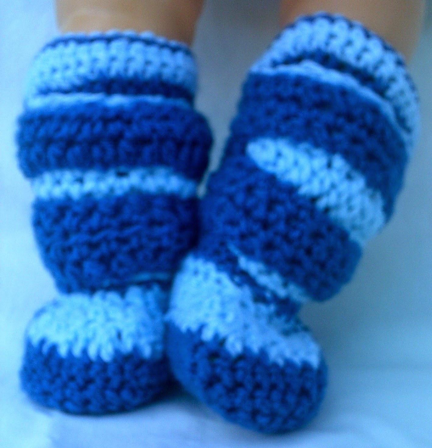 Kierstyn's Kreations Crocheted Motorcycle/Dirt Bike Boots (for the