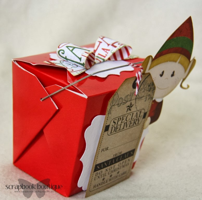 Scrapparazzi Christmas Noodle Box Tutorial