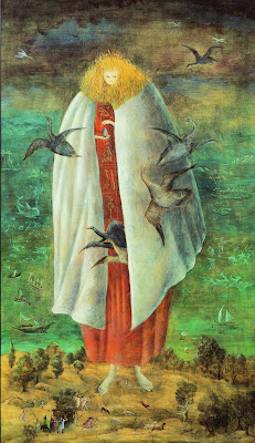 La Gigante. Leonoro Carrington. Los Viajes de Aspasia La Gigante. Leonoro Carrington.