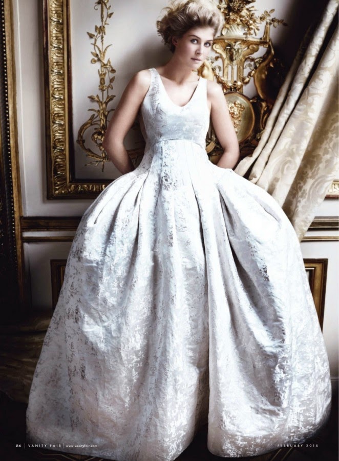 Rosamund Pike is the cover star of Vanity Fair February 2015