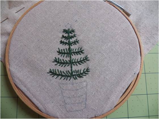 Pin on christmas, santa Art Threads: Monday Project - Christmas Tree Embroidery Pattern