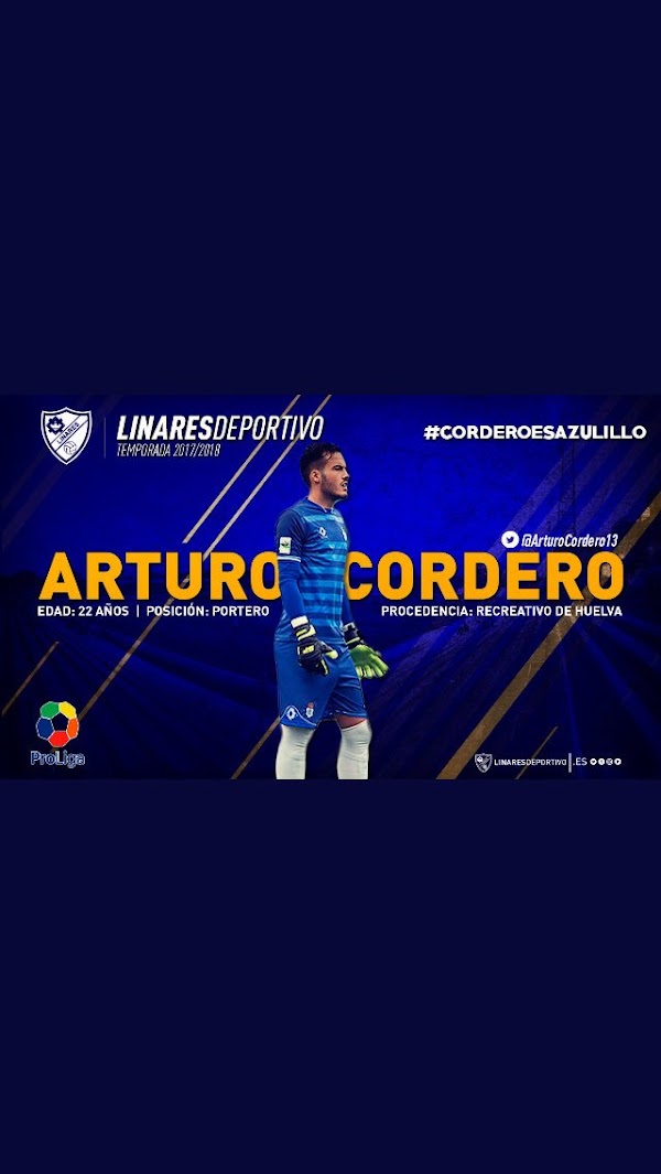 Oficial: El Linares Deportivo firma a Arturo Cordero