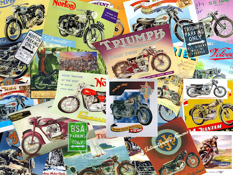 Postcards with old bikes