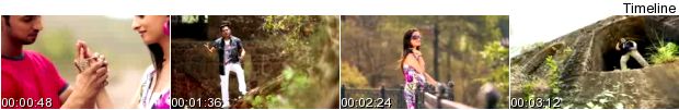 Timeline Four images Snapshots – taken from mobile video