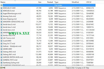 UPDATE SONG CAMPURSARI A-J (1/3/19)