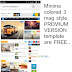 Minima Colored 3 Mag Style Blogger Template Updated Version
