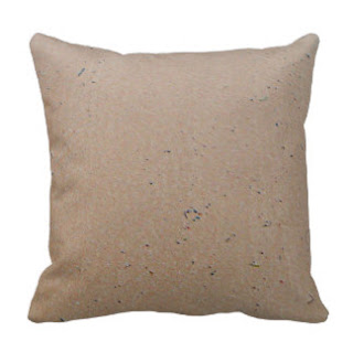 Sand throw pillow