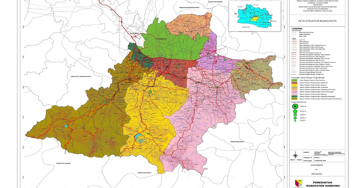 Peta Kota: Peta Kabupaten Bandung