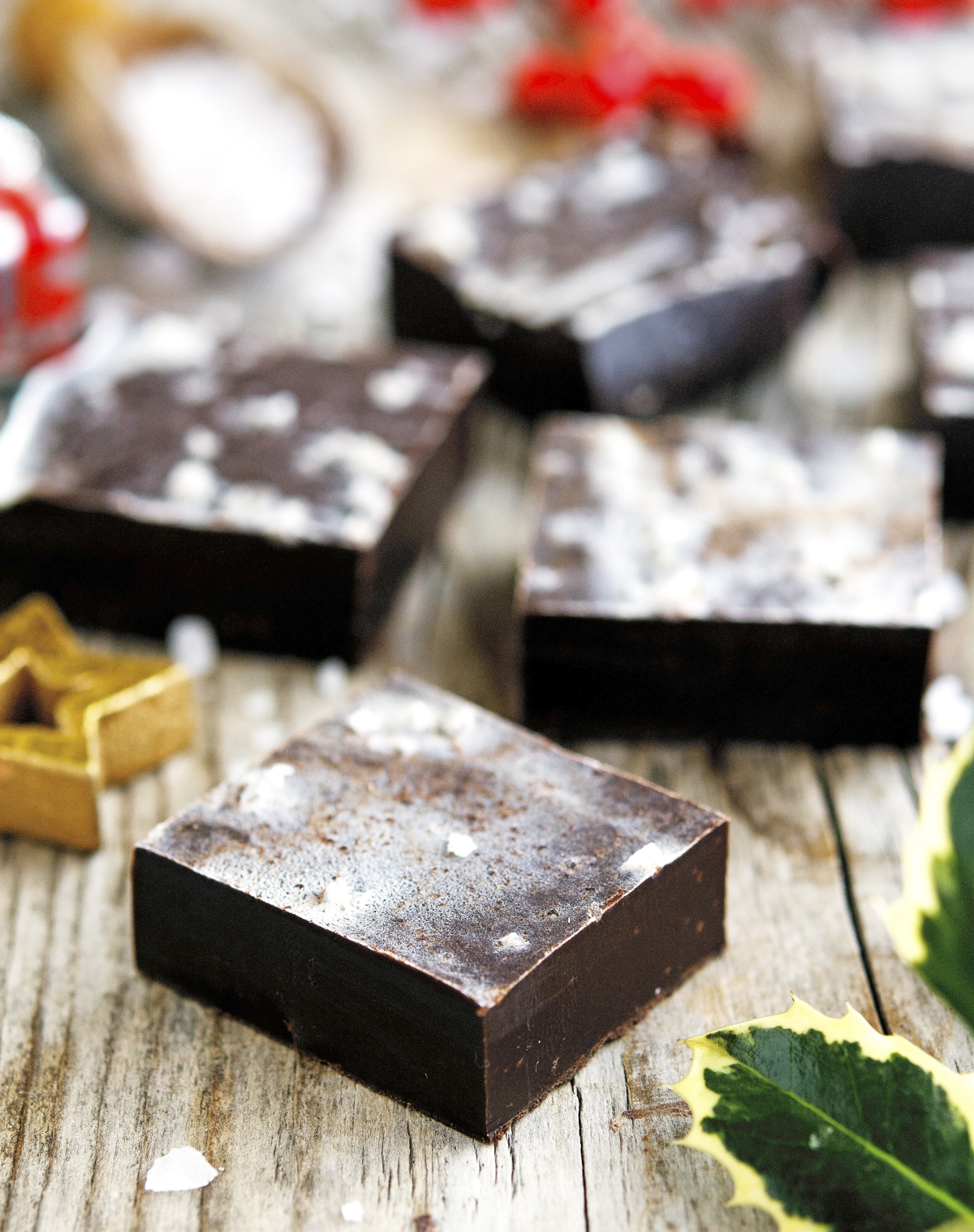 The Iron You 3Ingredient Chocolate Fudge with Sea Salt