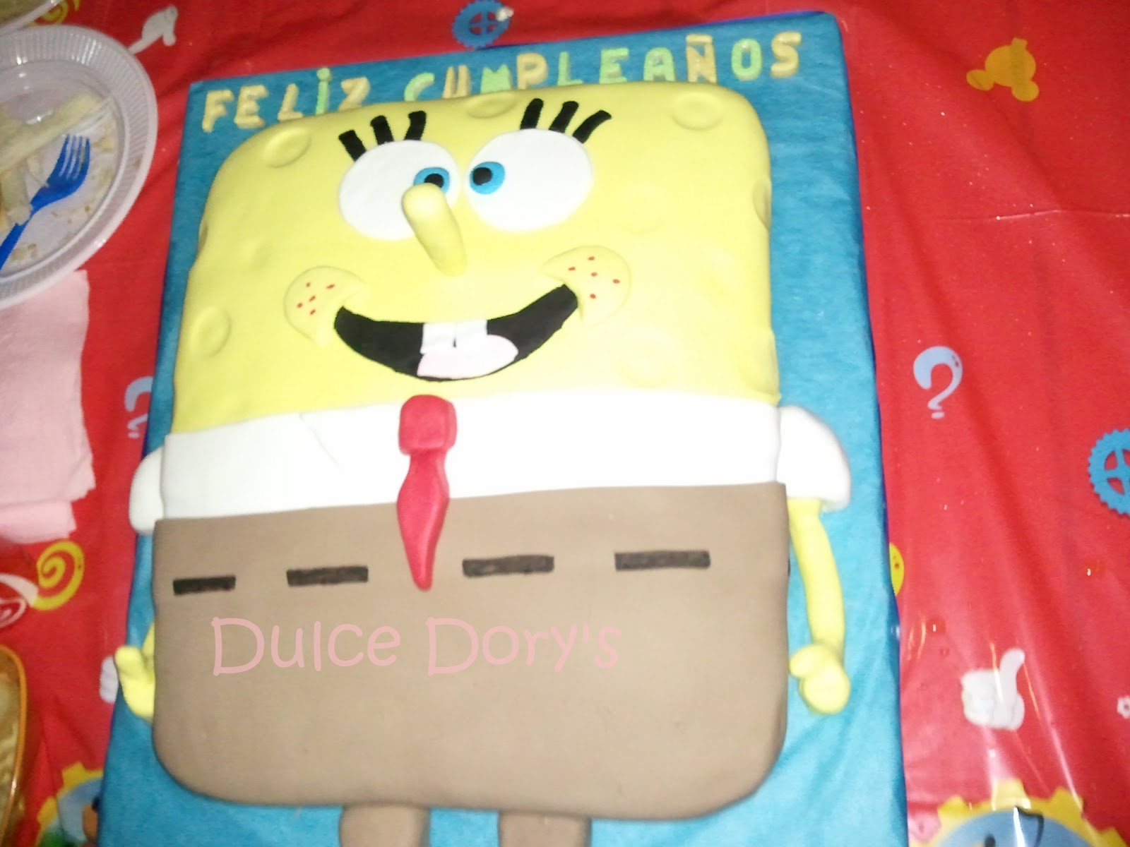 Dulce Dory's TARTA BOB ESPONJA