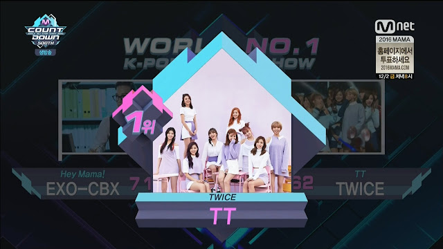 Resultado de imagen para 161110 m countdown win twice tt