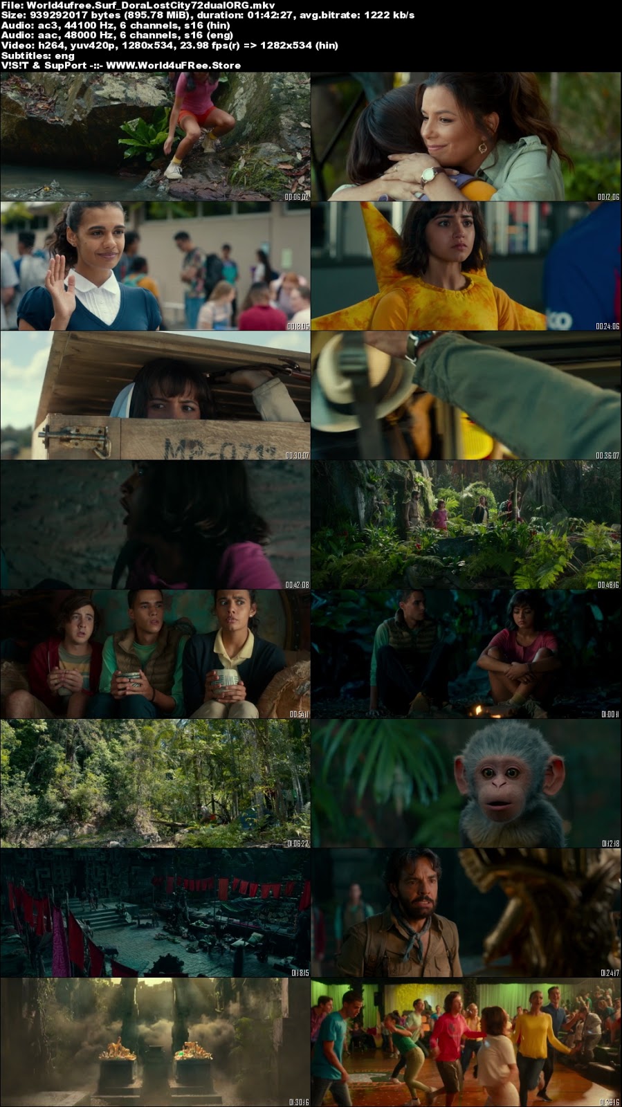 Dora And The Lost City Of Gold Poster