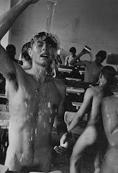 Mike In Morning Shower, by Will McBride, ca 1963