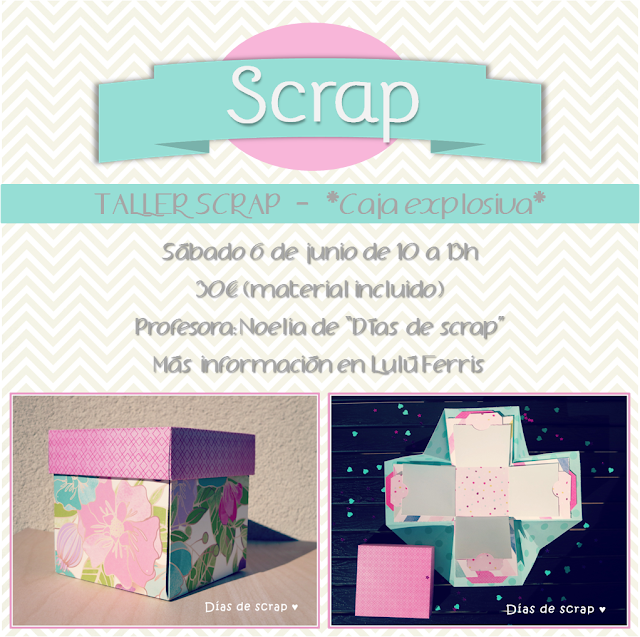 scrap taller caja explosiva, exploding box, lulu ferris