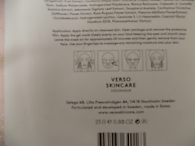 Verso Intense Facial Mask Review
