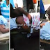 Pasangan 'melekat' diarak
